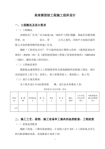 国贸大厦微型桩工程施工组织设计