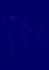 世界地图(每个国家边界标出-可任意填充颜色)