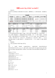 配置oracle 11G R2 RAC ON redhat55