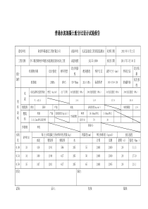 普通水泥混凝土配合比设计试验报告