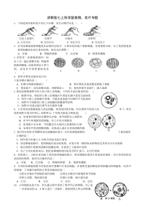 浙教版七上科学显微镜、装片专题