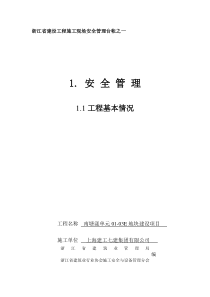 2013版《浙江省建设工程施工现场安全管理台帐》