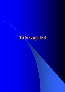 (new)(6)TheNewspaperLead(新闻导语)