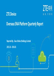 2016-ZTE境外社交媒体推广季度报告（PPT65页）