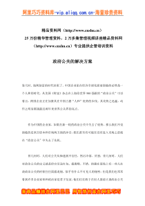 政府公关的解决方案(doc14)