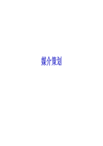 XX行业媒介培训(ppt 93) 