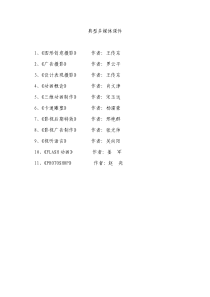 典型多媒体课件1、《图形创意摄影》作者：王传东2、《广告摄