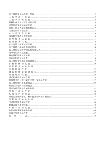 张玉明施工现场安全标志牌一览表