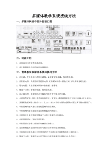 多媒体教学系统接线方法-多媒体网络中控硬件接线方法