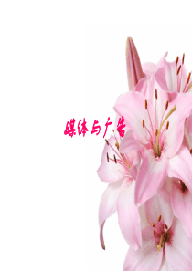 媒体与广告作业（PPT41页)