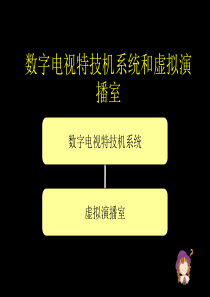 数字电视和虚拟演播室