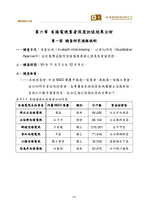 有线电视业者深度访谈结果分析