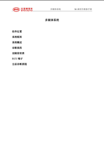 比亚迪S6多媒体系统维修手册（PDF71页）