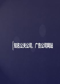 知名公关、广告公司网站