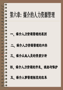 第六章媒介的人力资源管理