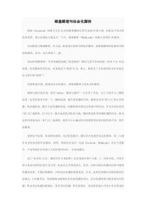 维基解密与社会化媒体