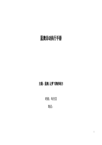 蓝澳新闻发布会执行手册（DOC9页）