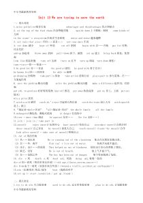 【中小学资料】九年级英语全册-Unit-13-We’re-trying-to-save-the-ea