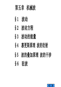 大学物理机械波课件