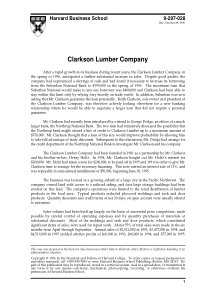 Clarkson-Lumber-Company