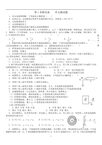 +高二物理《静电场》-单元测试题(含答案)