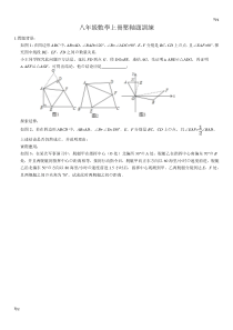 八年级数学上册压轴题训练