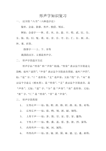 形声字知识复习