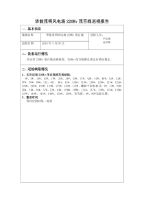 220线路巡检报告