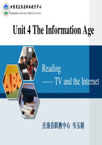 中职英语unit4Reading—TV-and-the-Internet