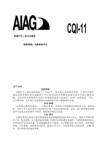 AIAG：CQI-11电镀体系标准(Plating-System-Assessm)(中文完全翻译版)