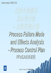 过程失效模式及后果分析-过程控制计划