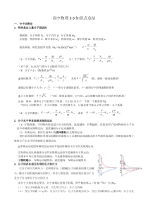 高中物理选修3-3知识总结