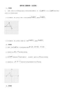 旋转练习题集锦(含答案)DOC