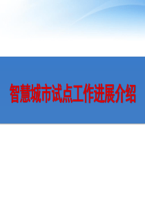 2016智慧城市的试点进展报告