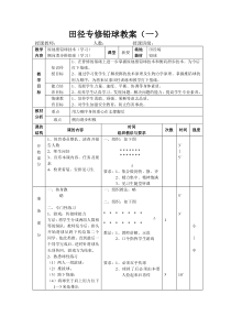 铅球教案