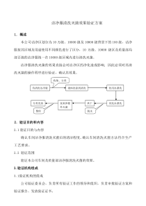 洁净服清洁灭菌效果验证方案