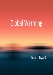 Global-warming-英文ppt