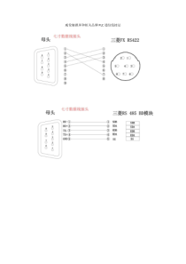 威伦触摸屏和三菱通信线接法