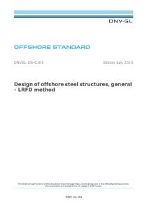 海洋工程结构物设计规范DNVGL-OS-C101