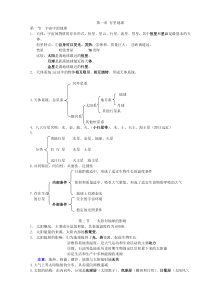 高一地理必修一知识点总结(人教版)