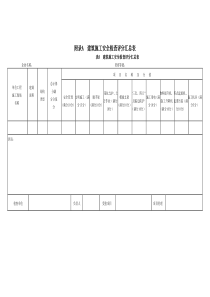 附录A建筑施工安全检查评分汇总表