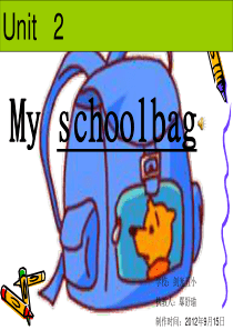 人教版小学四年级上册英语课件《My-schoolbag》