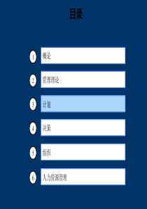 管理学基础第3章-计划