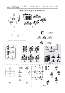 根据电路图连接实物图专项训练