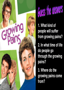 growing-pains-project课件