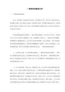 一季度贸易顺差分析(doc8)(1)