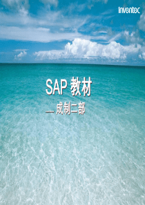 SAP教材