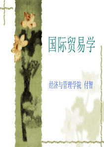 南昌大学经济学类国际贸易学(下)