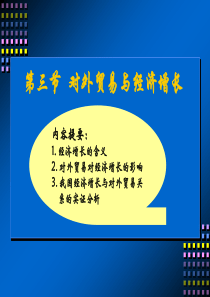 第三节对外贸易与经济增长