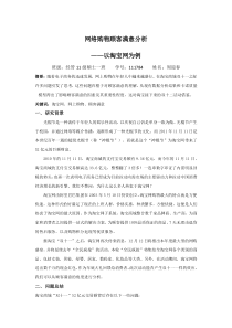 网络购物顾客满意度分析